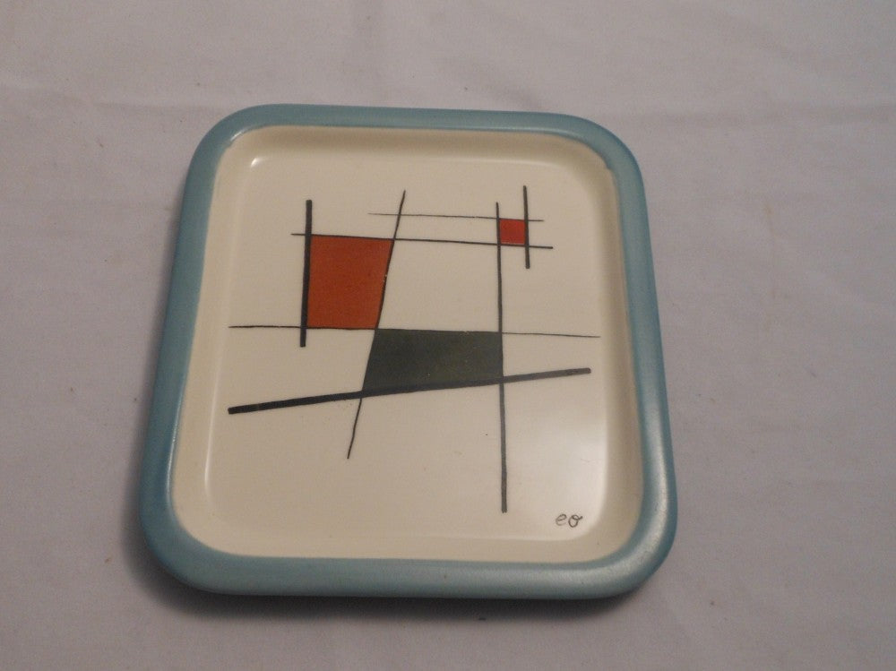 Hand Painted Pottery Plate