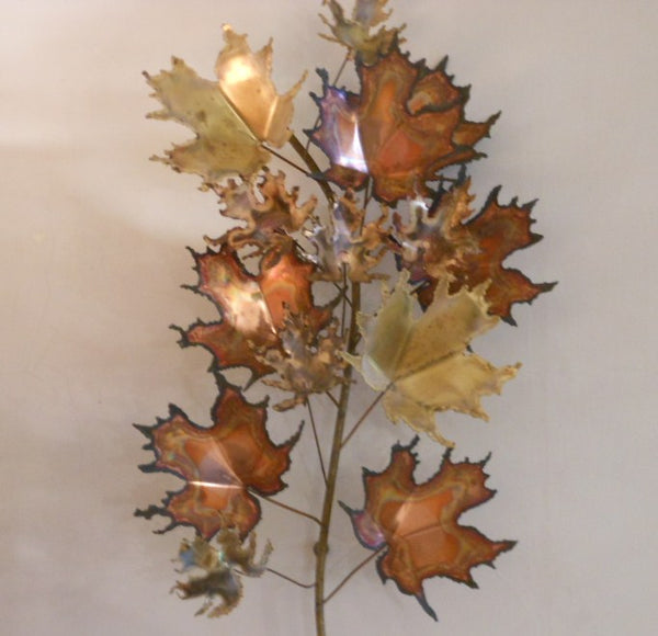 C. Jere Maple Leaves Wall Sculpture