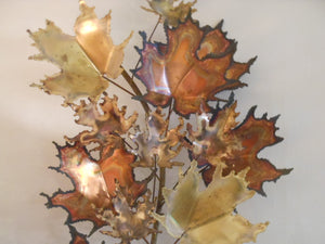 C. Jere Maple Leaves Wall Sculpture
