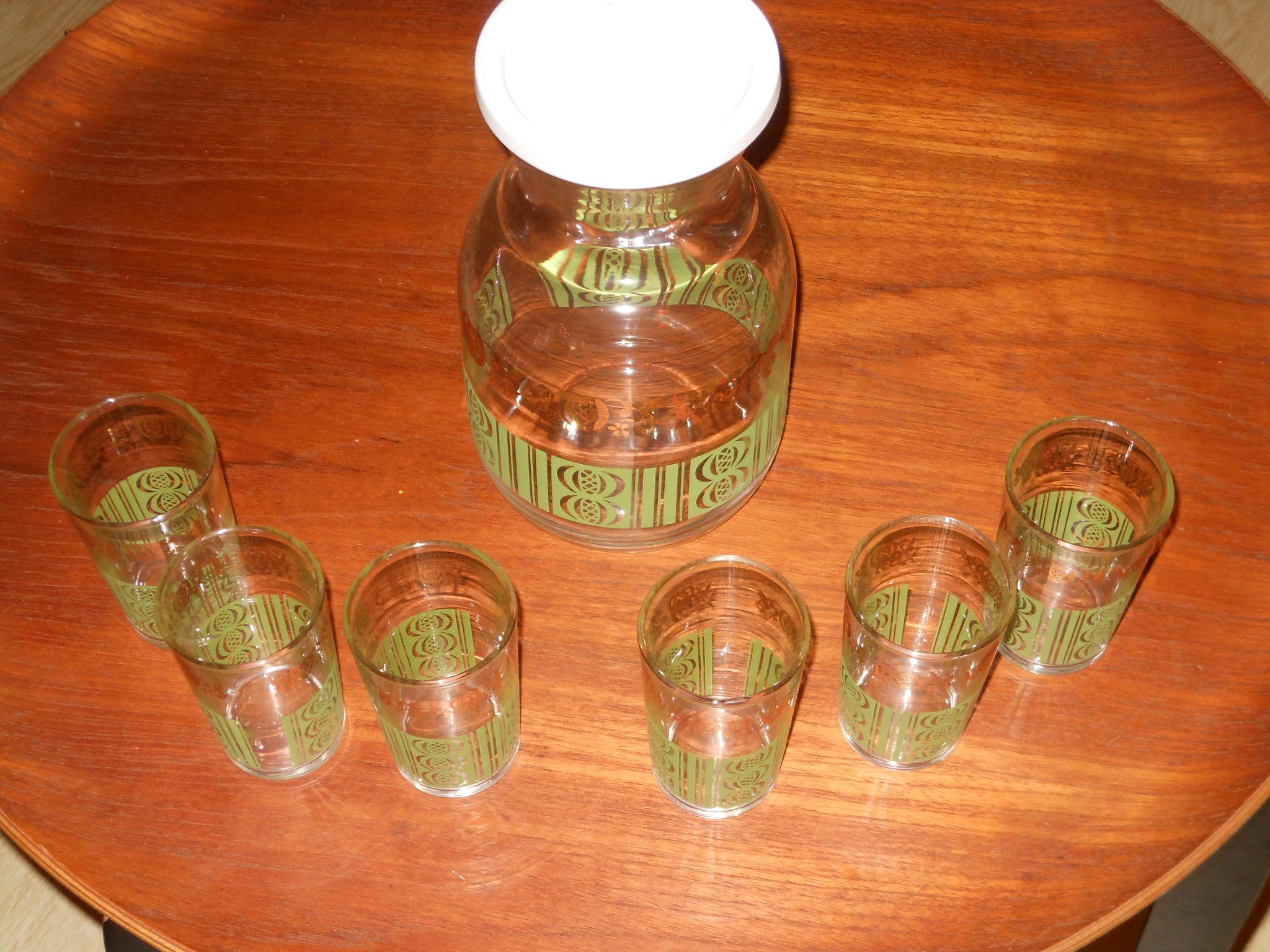 Federal Glass Juice Set