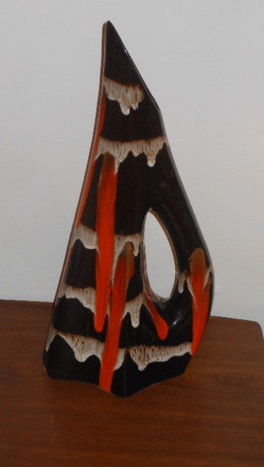 M. Chalvignac Drip Glaze Pottery Vase
