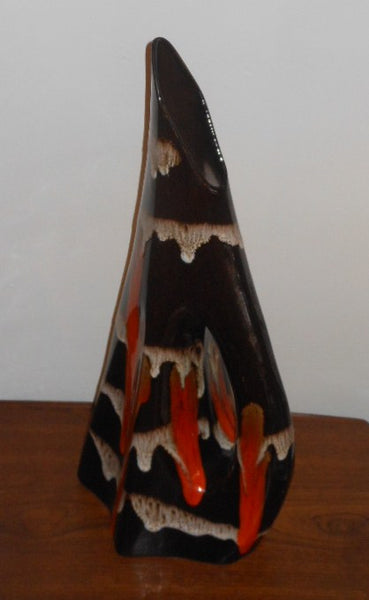 M. Chalvignac Drip Glaze Pottery Vase