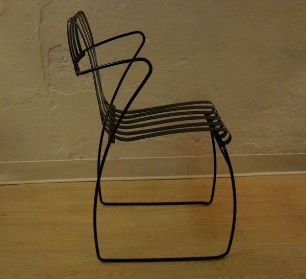 Bent Metal Patio Chair
