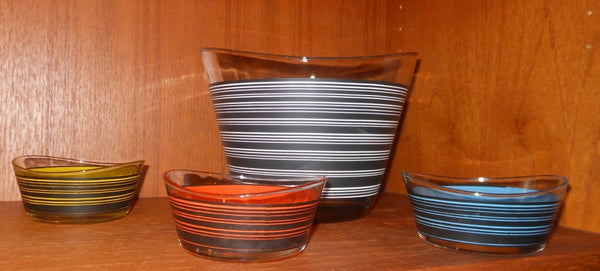 Mod Striped Bowl Set