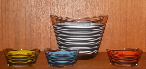 Mod Striped Bowl Set
