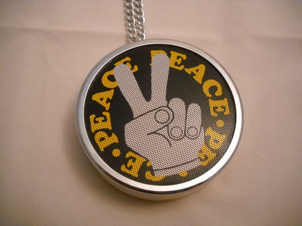 1971 Peace Radio Necklace
