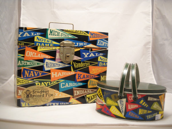 College Pennant Metal Boxes