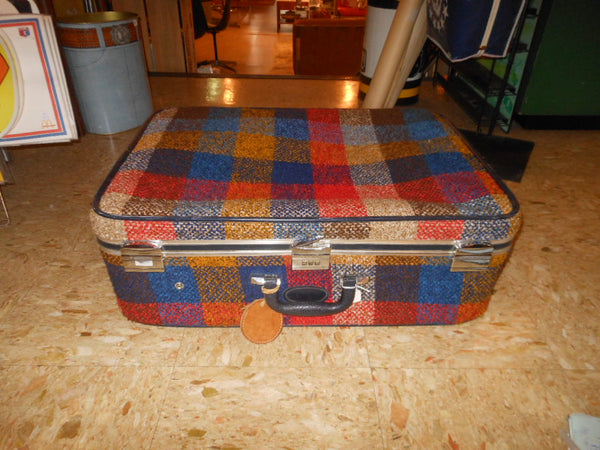 Skyway Plaid Suitcase
