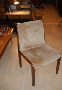 Knoll Suede Side Chair