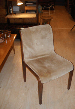 Knoll Suede Side Chair