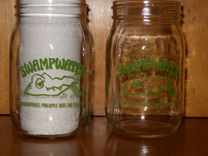 Vintage Swampwater Mason Jar Glasses