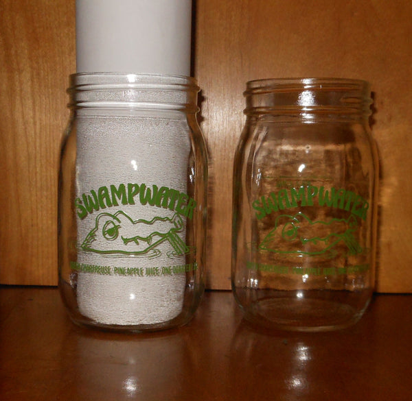 Vintage Swampwater Mason Jar Glasses