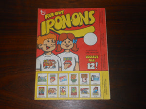 Vintage Topps Far-Out Iron-Ons