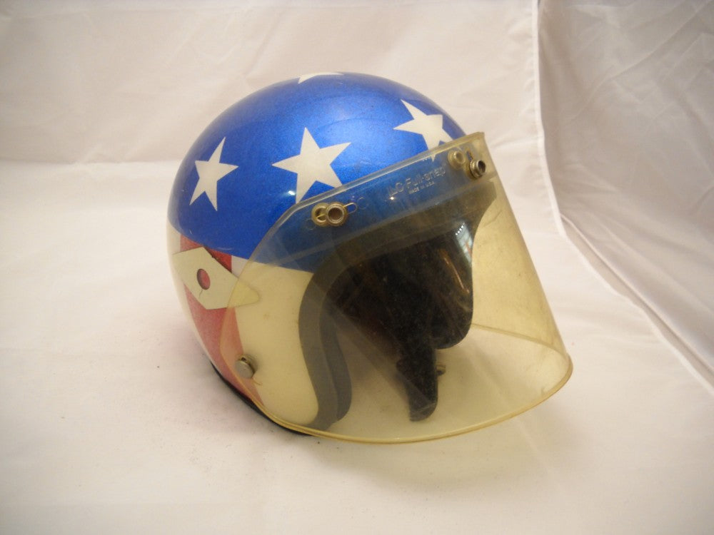 Vintage Stars and Stripes Motorcycle Helmet – Retro on 8th Vintage Stars and Stripes Motorcycle Helmet – Retro on 8th