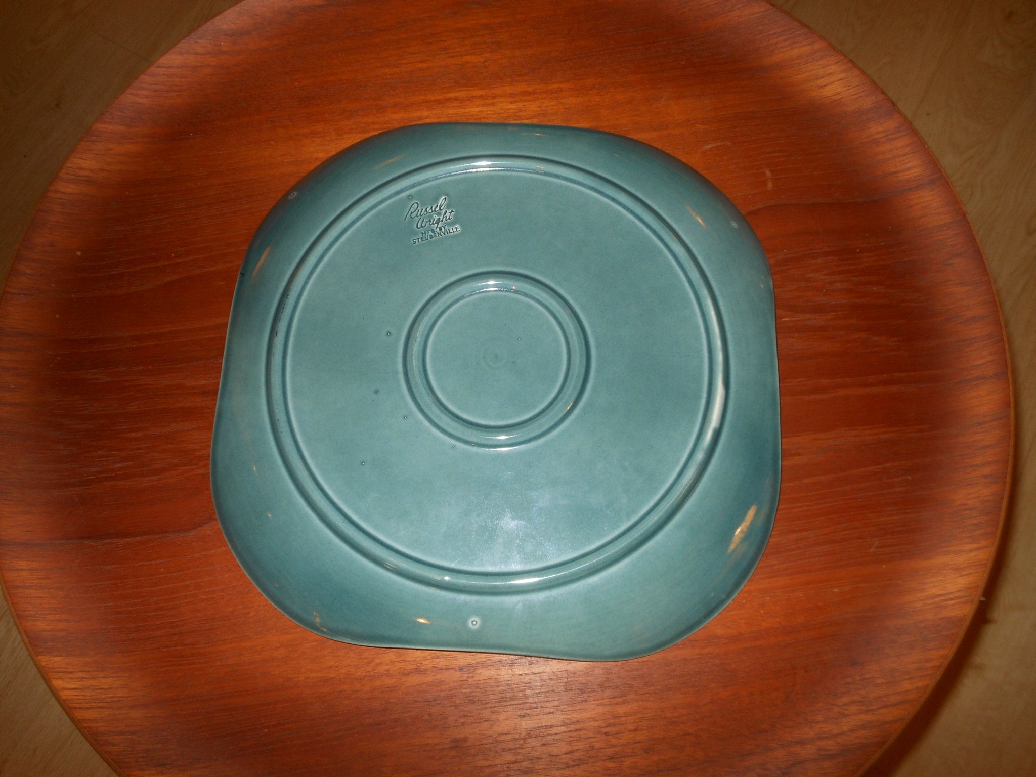 Russel Wright Seafoam Green Chop Plate – Retro on 8th