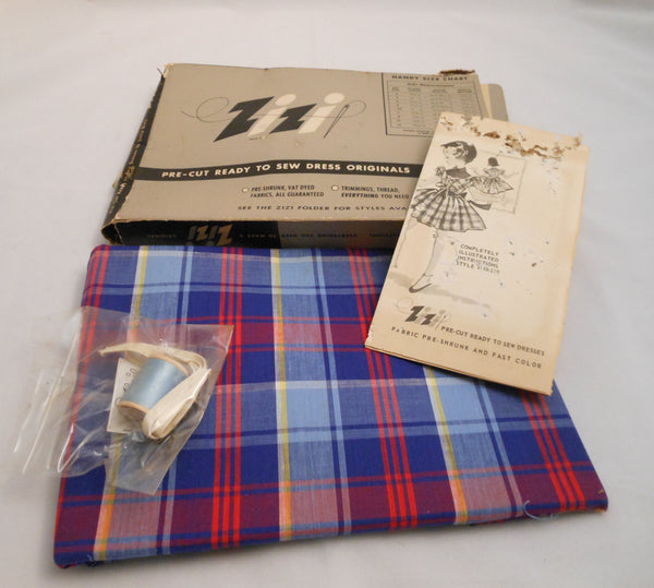 Vintage Zizi Plaid Dress Kit